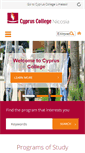 Mobile Screenshot of cycollege.ac.cy